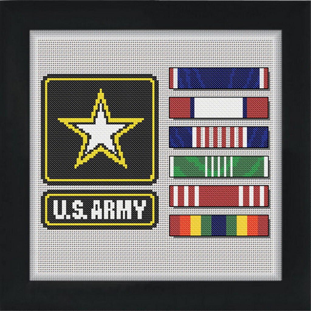 United States Army Cross Stitch Pattern INSTANT DOWNLOAD Etsy - Military Cross Stitch Patterns Free