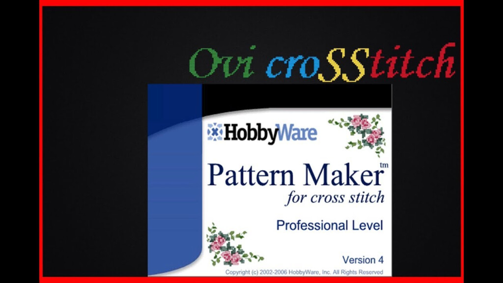 Verselection Blog - Cross Stitch Pattern Generator Mac
