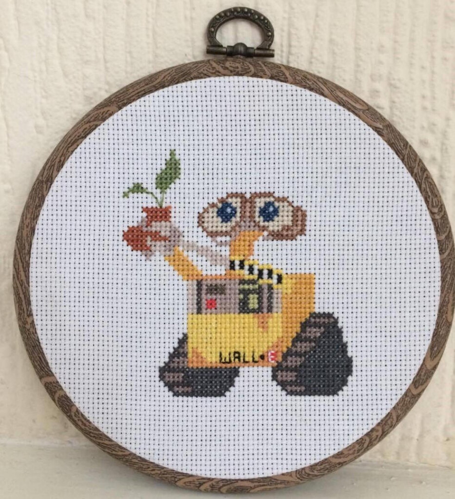 WALL E Cross Stitch Pattern PDF Etsy Canada - Wall E Cross Stitch Pattern