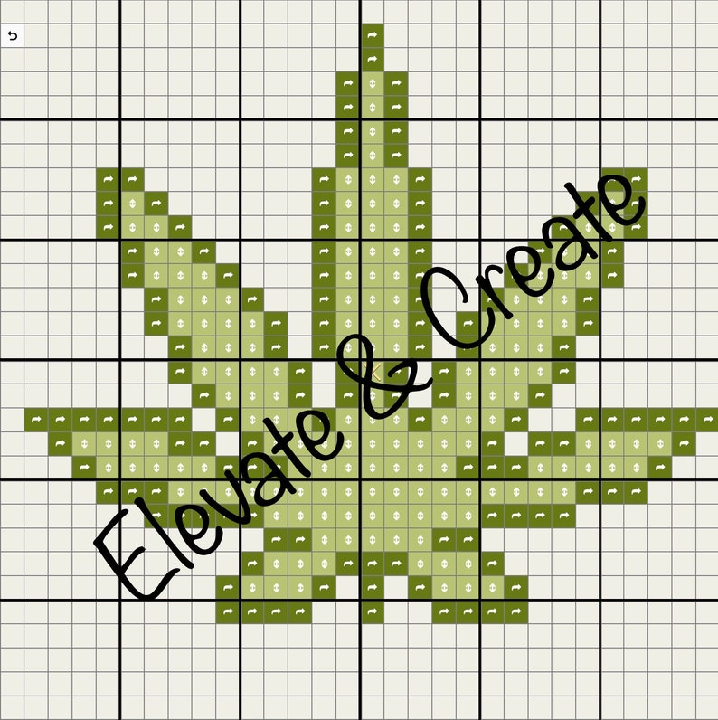 Weed Leaf Cross Stitch Pattern Etsy Canada - Weed Leaf Cross Stitch Pattern