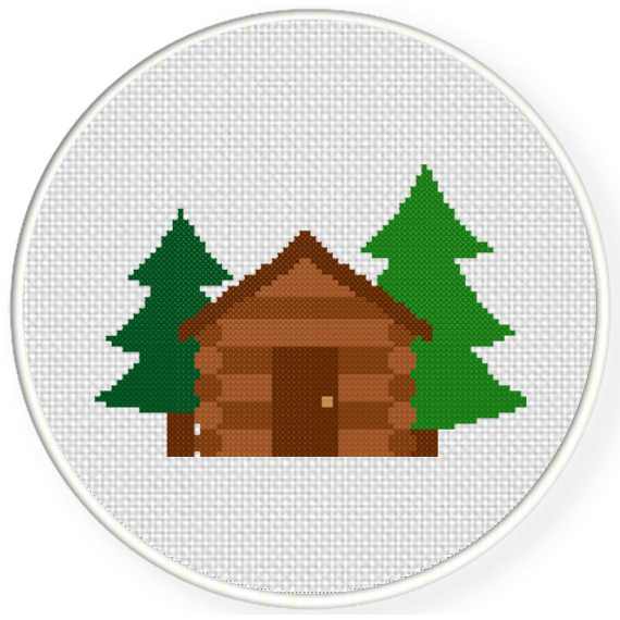 Why You Need A Log Cabin Cross Stitch Patterns Embroidery Lavender - Log Cabin Cross Stitch Pattern Free